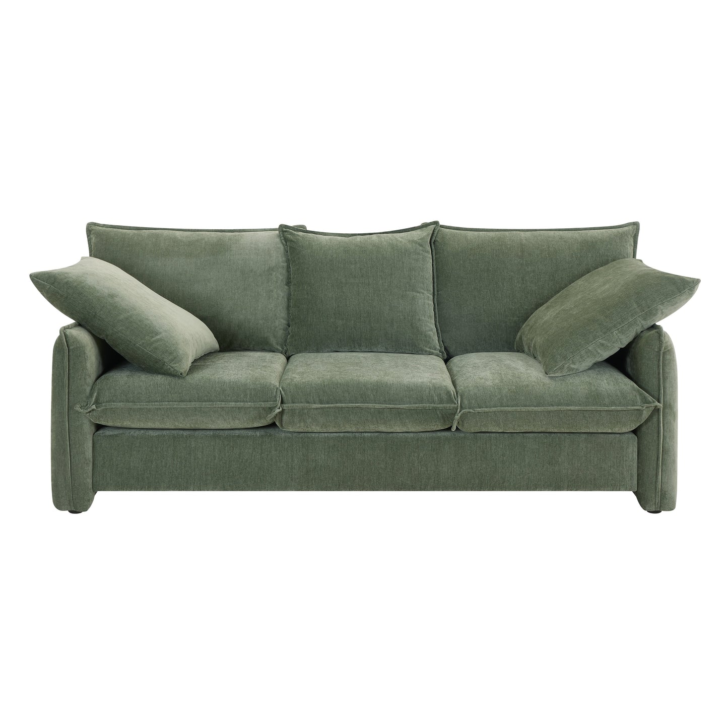 Mid-century Sofa 3 Seater Cozy Couch for Living room Apartment Lounge Bedroom