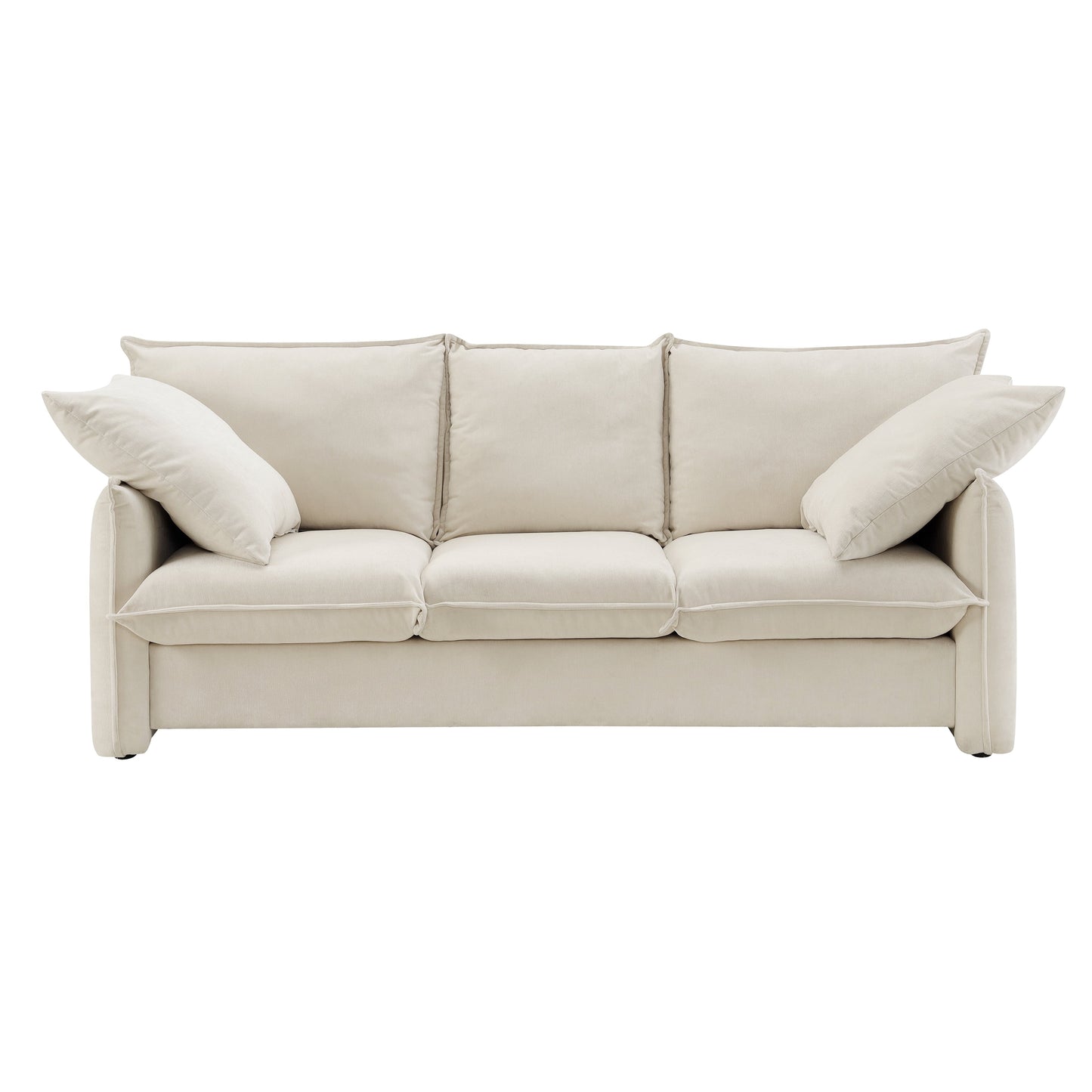 Mid-century Sofa 3 Seater Cozy Couch for Living room Apartment Lounge Bedroom