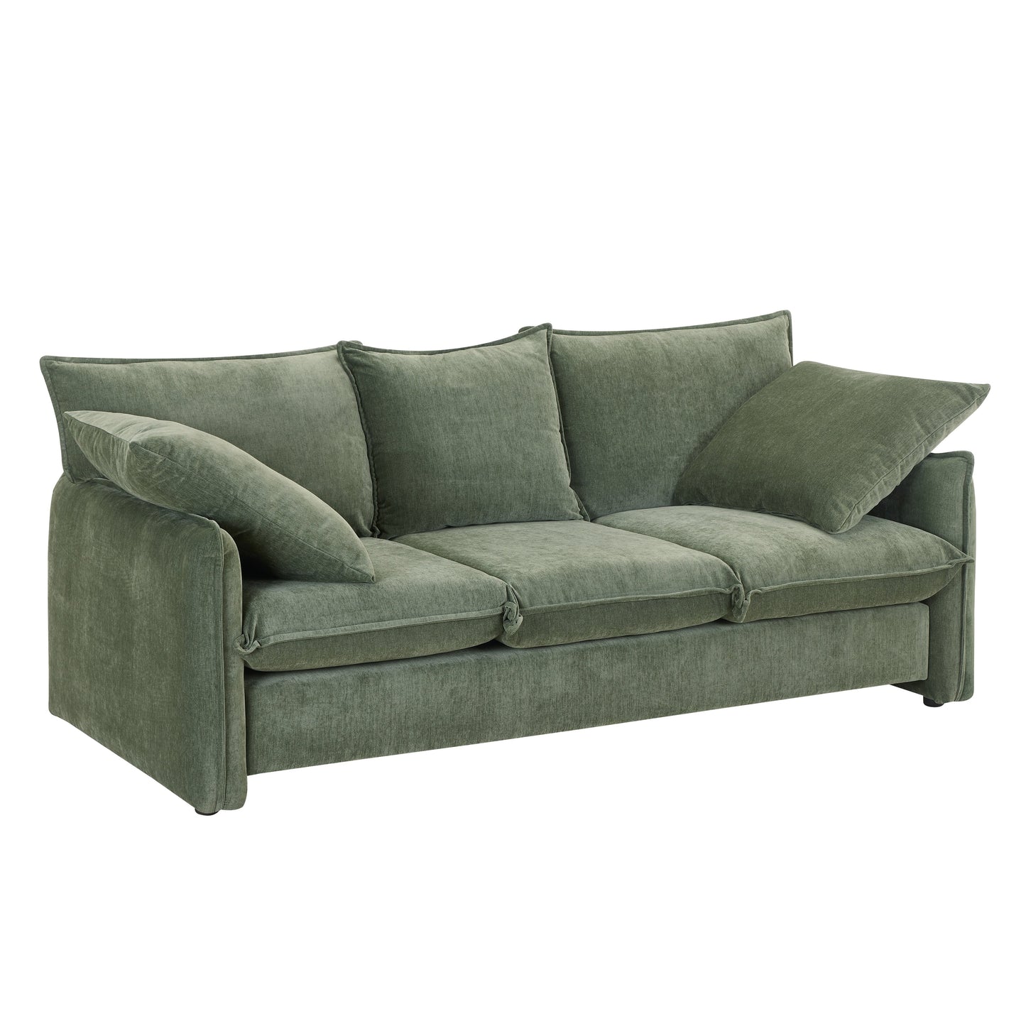Mid-century Sofa 3 Seater Cozy Couch for Living room Apartment Lounge Bedroom