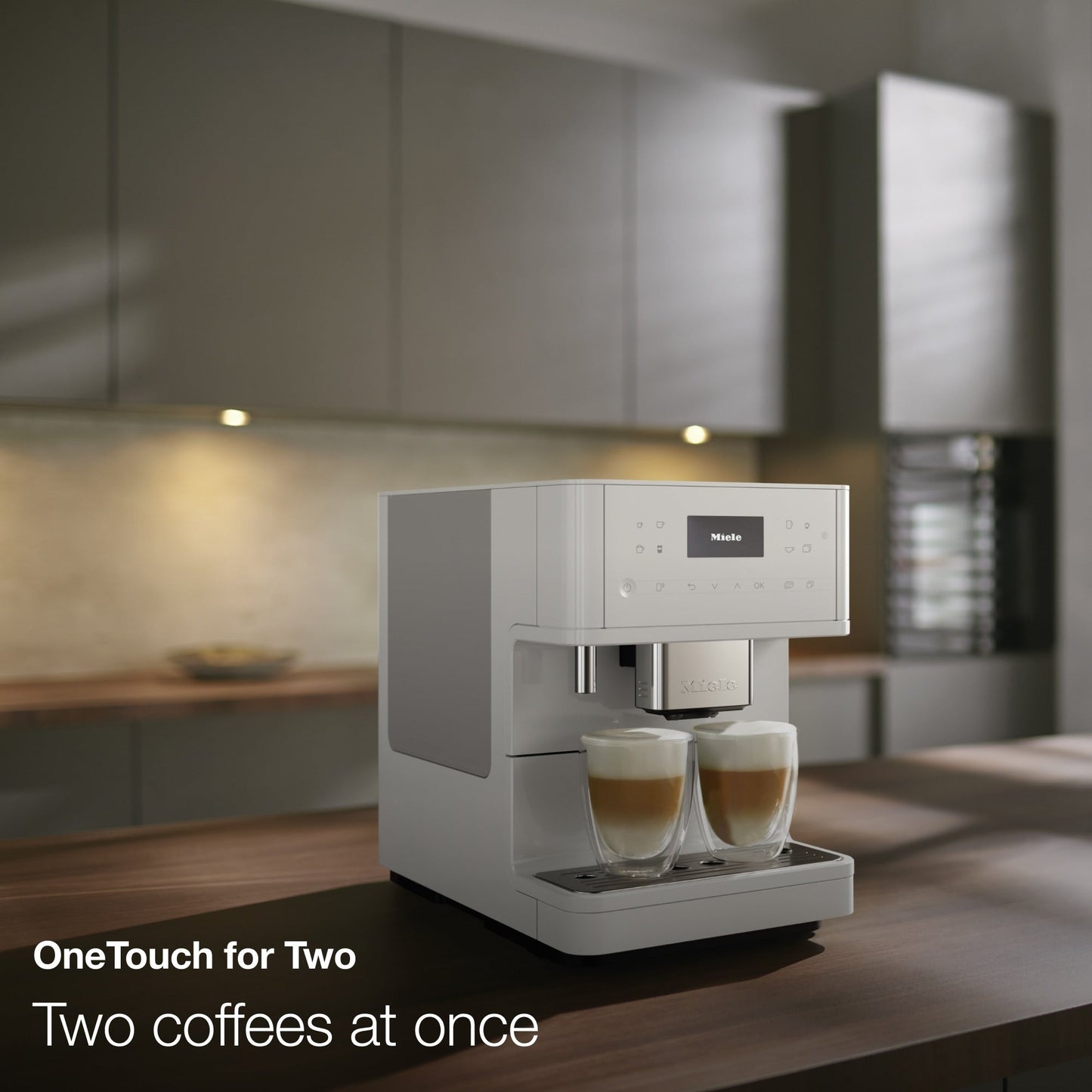 Miele CM 6160 MilkPerfection Standkaffeemaschine - Lotusweiß