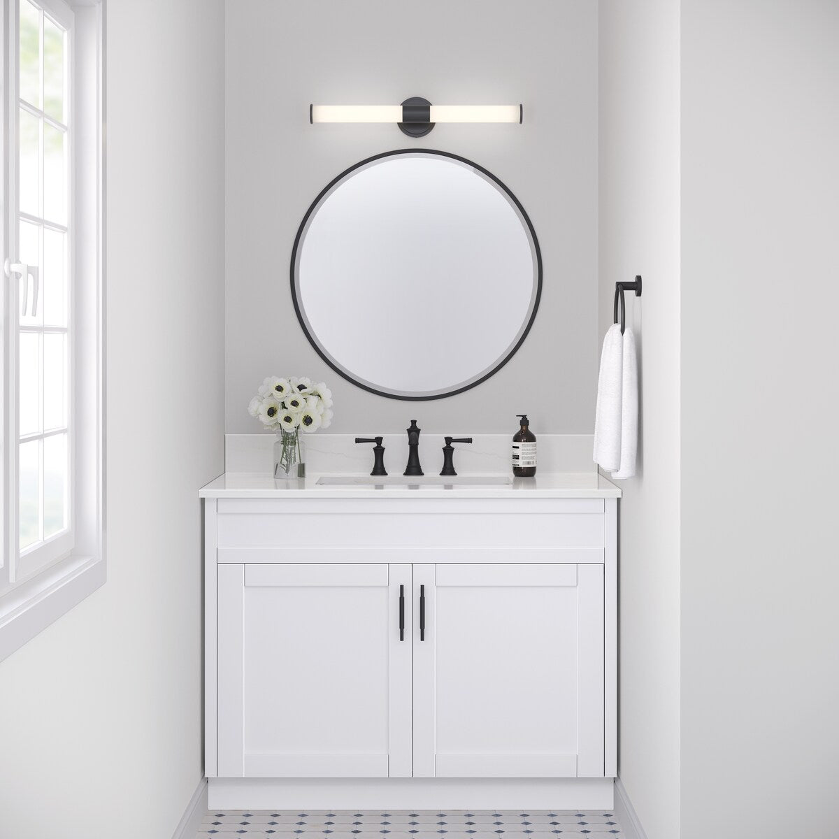 Millennium Lighting Truman LED-Badezimmer-Waschtischleuchte in mehreren Ausführungen
