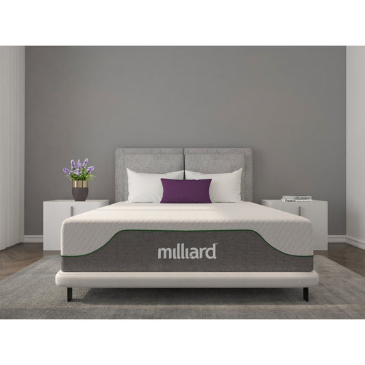 Milliard Memory Foam Matratze 10 Zoll fest, Bed-in-a-Box/druckentlastend, klassisch
