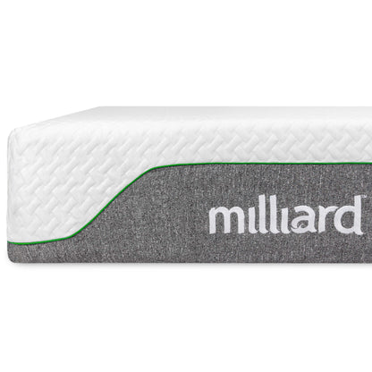 Milliard Memory Foam Matratze 10 Zoll fest, Bed-in-a-Box/druckentlastend, klassisch