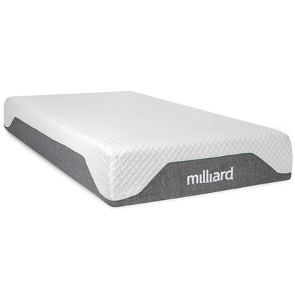 Milliard Memory Foam Matratze 10 Zoll fest, Bed-in-a-Box/druckentlastend, klassisch