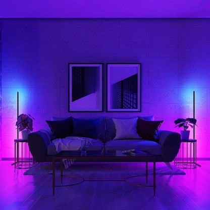 Minimalism RGB Eck-Stehleuchte - 2er-Set