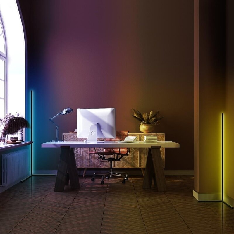 Minimalism RGB Eck-Stehleuchte - 2er-Set