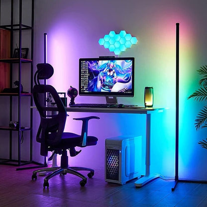 Minimalism RGB Eck-Stehleuchte - 2er-Set