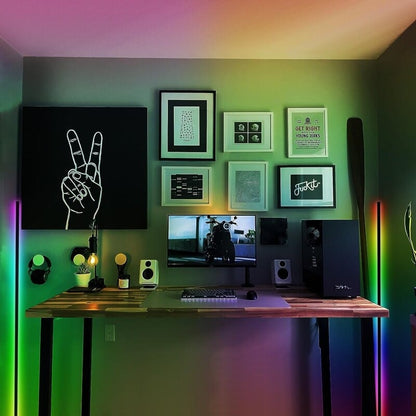 Minimalism RGB Eck-Stehleuchte - 2er-Set