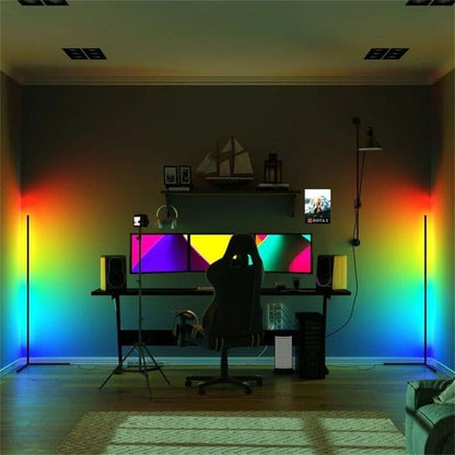 Minimalism RGB Eck-Stehleuchte - 2er-Set