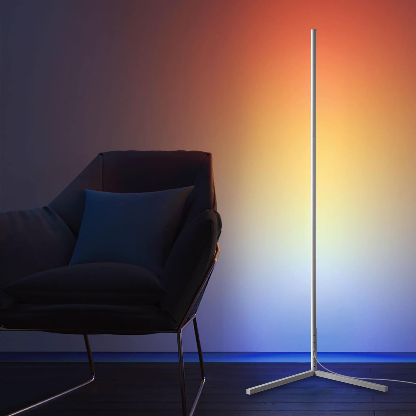 Minimalism RGB Eck-Stehleuchte - 2er-Set