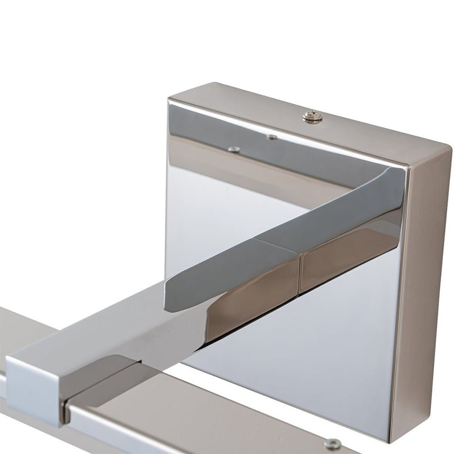 Minimalistische, dimmbare lineare LED-Waschtischleuchte aus Chrom