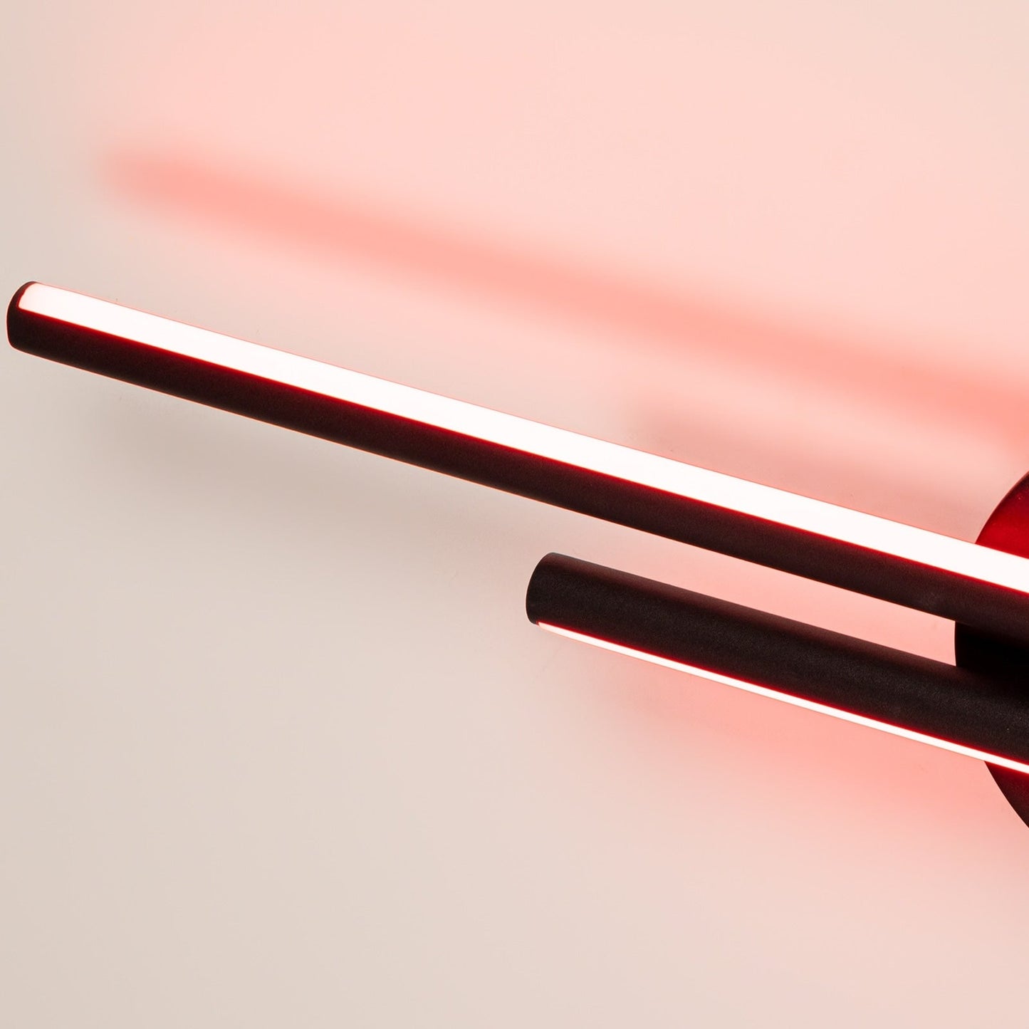 Minimalistische 2-flammige dimmbare LED-Waschtischleuchte, lineare Metall-Wandleuchte