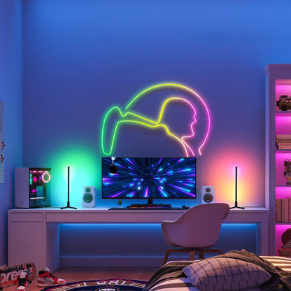 Minimalistische RGBCW LED Schreibtischlampe Nachtlicht