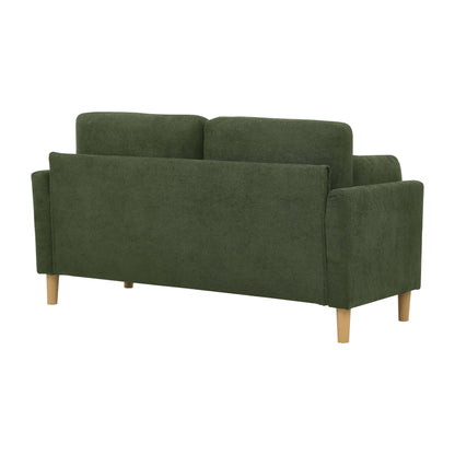 Minimalist Upholstered Sofa - 2 Seats - 30.5 D x 66 W x 35 H