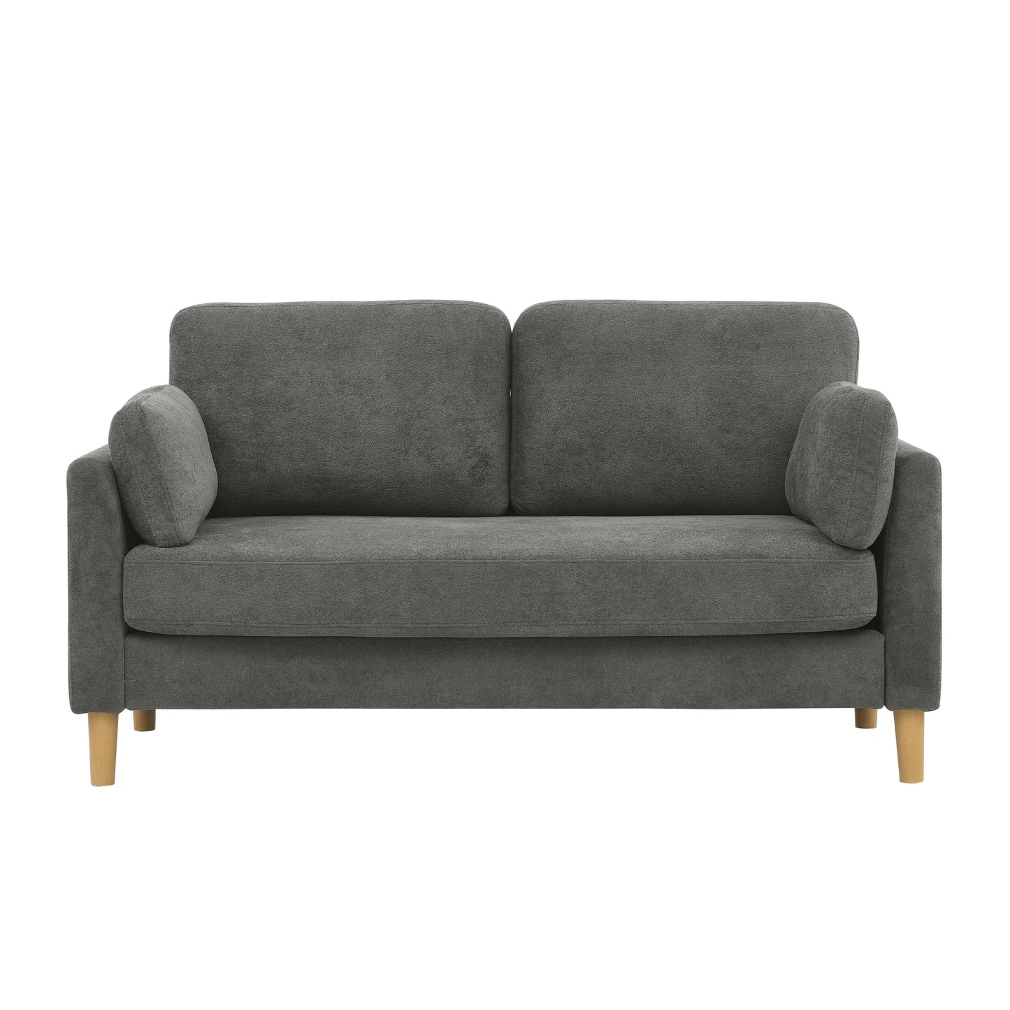 Minimalist Upholstered Sofa - 2 Seats - 30.5 D x 66 W x 35 H