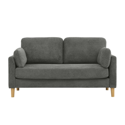 Minimalist Upholstered Sofa - 2 Seats - 30.5 D x 66 W x 35 H
