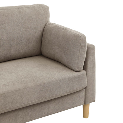 Minimalist Upholstered Sofa - 2 Seats - 30.5 D x 66 W x 35 H
