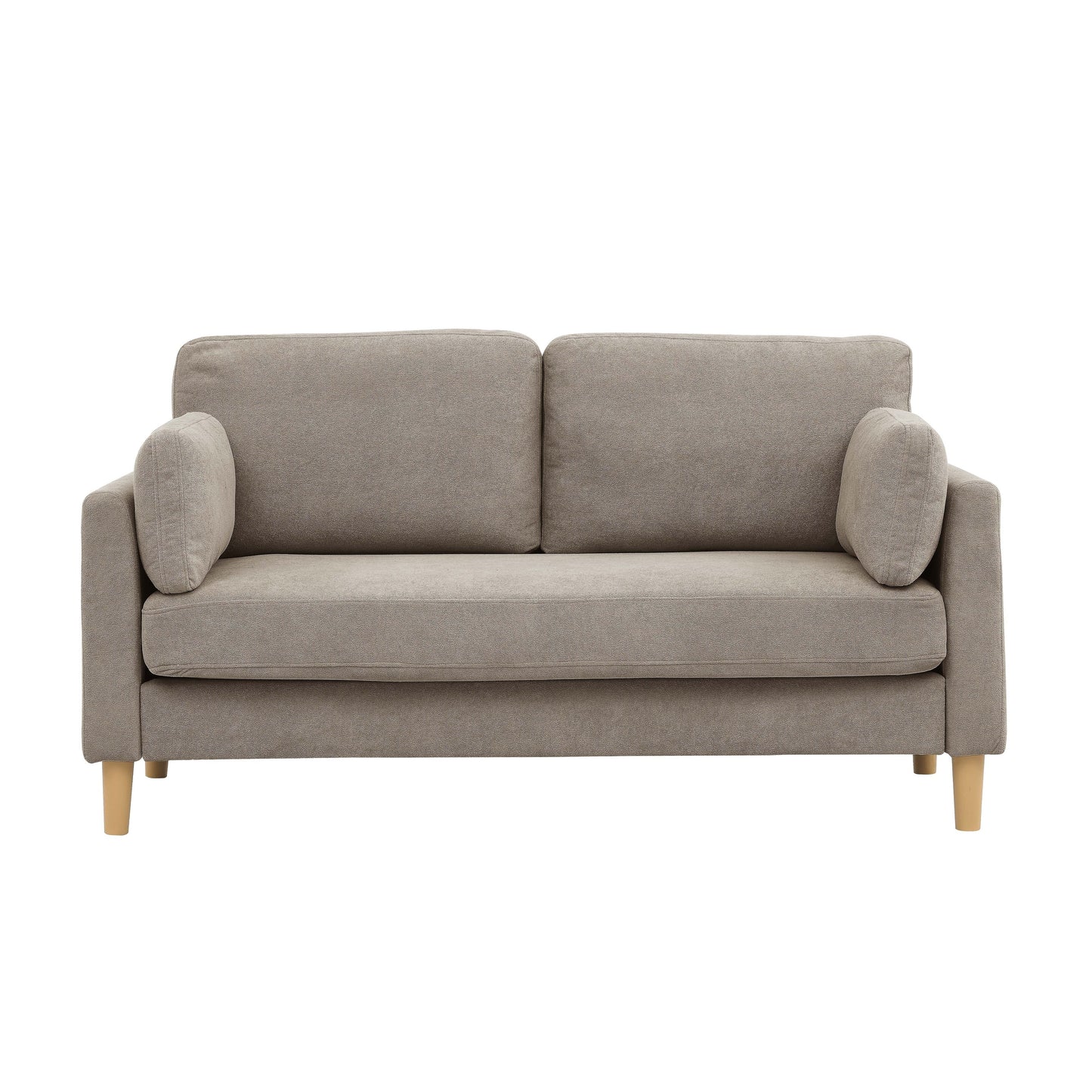 Minimalist Upholstered Sofa - 2 Seats - 30.5 D x 66 W x 35 H