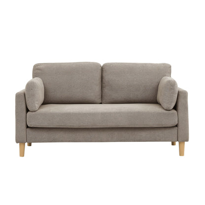 Minimalist Upholstered Sofa - 2 Seats - 30.5 D x 66 W x 35 H