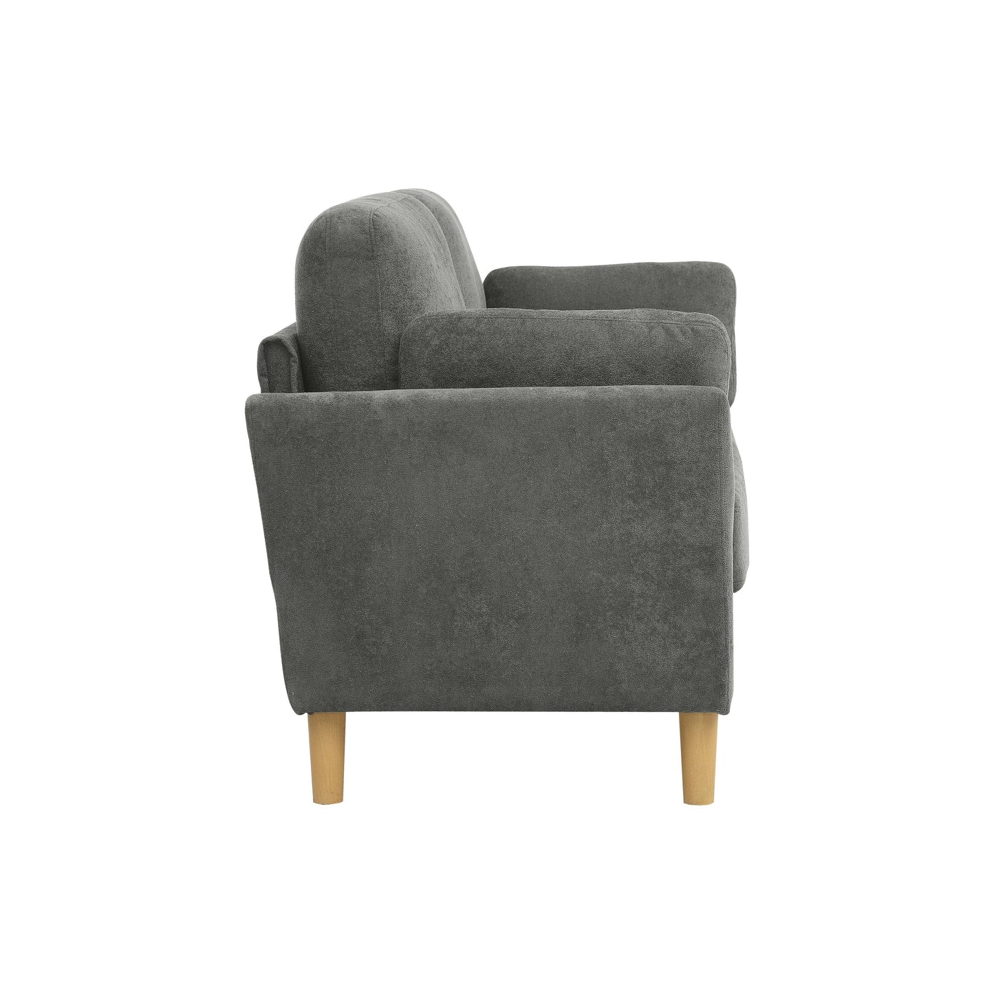 Minimalist Upholstered Sofa - 2 Seats - 30.5 D x 66 W x 35 H