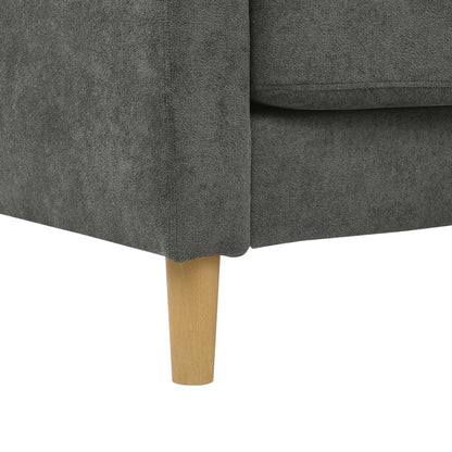 Minimalist Upholstered Sofa - 2 Seats - 30.5 D x 66 W x 35 H