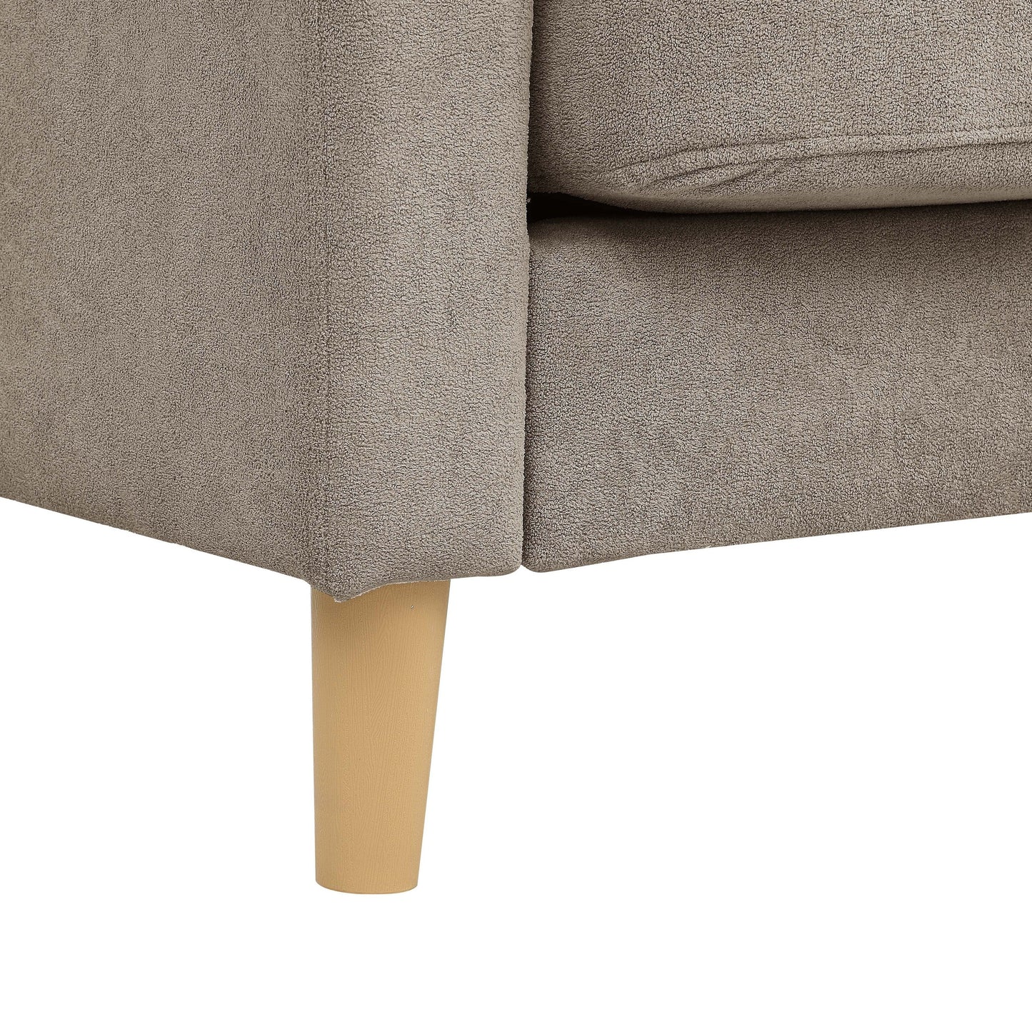 Minimalist Upholstered Sofa - 2 Seats - 30.5 D x 66 W x 35 H