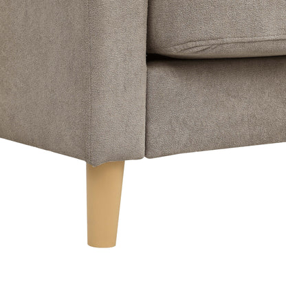 Minimalist Upholstered Sofa - 2 Seats - 30.5 D x 66 W x 35 H