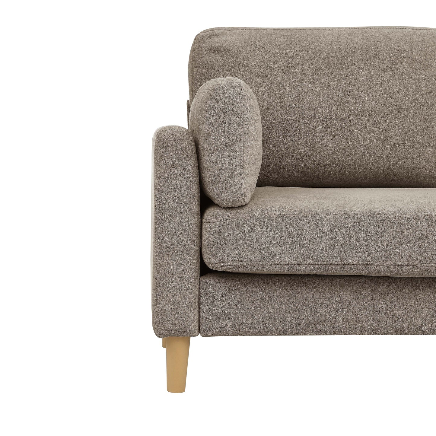 Minimalist Upholstered Sofa - 2 Seats - 30.5 D x 66 W x 35 H