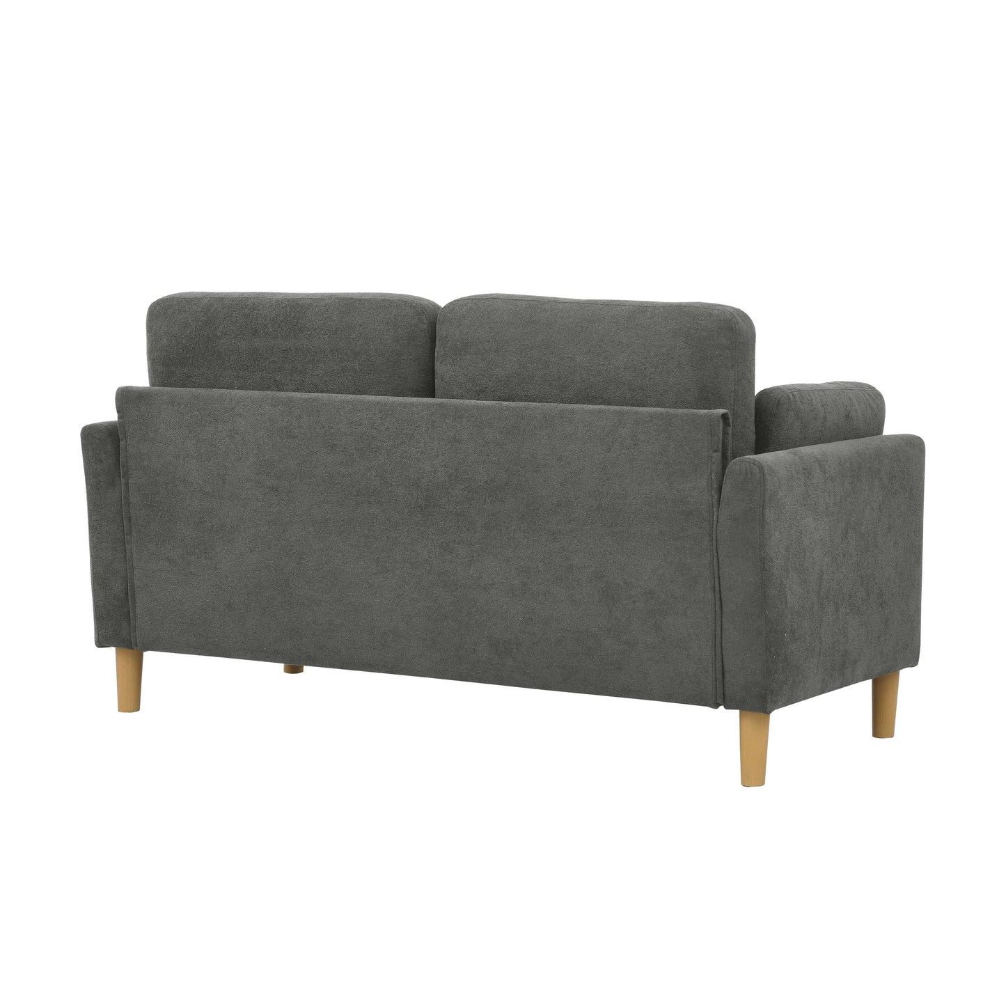 Minimalist Upholstered Sofa - 2 Seats - 30.5 D x 66 W x 35 H