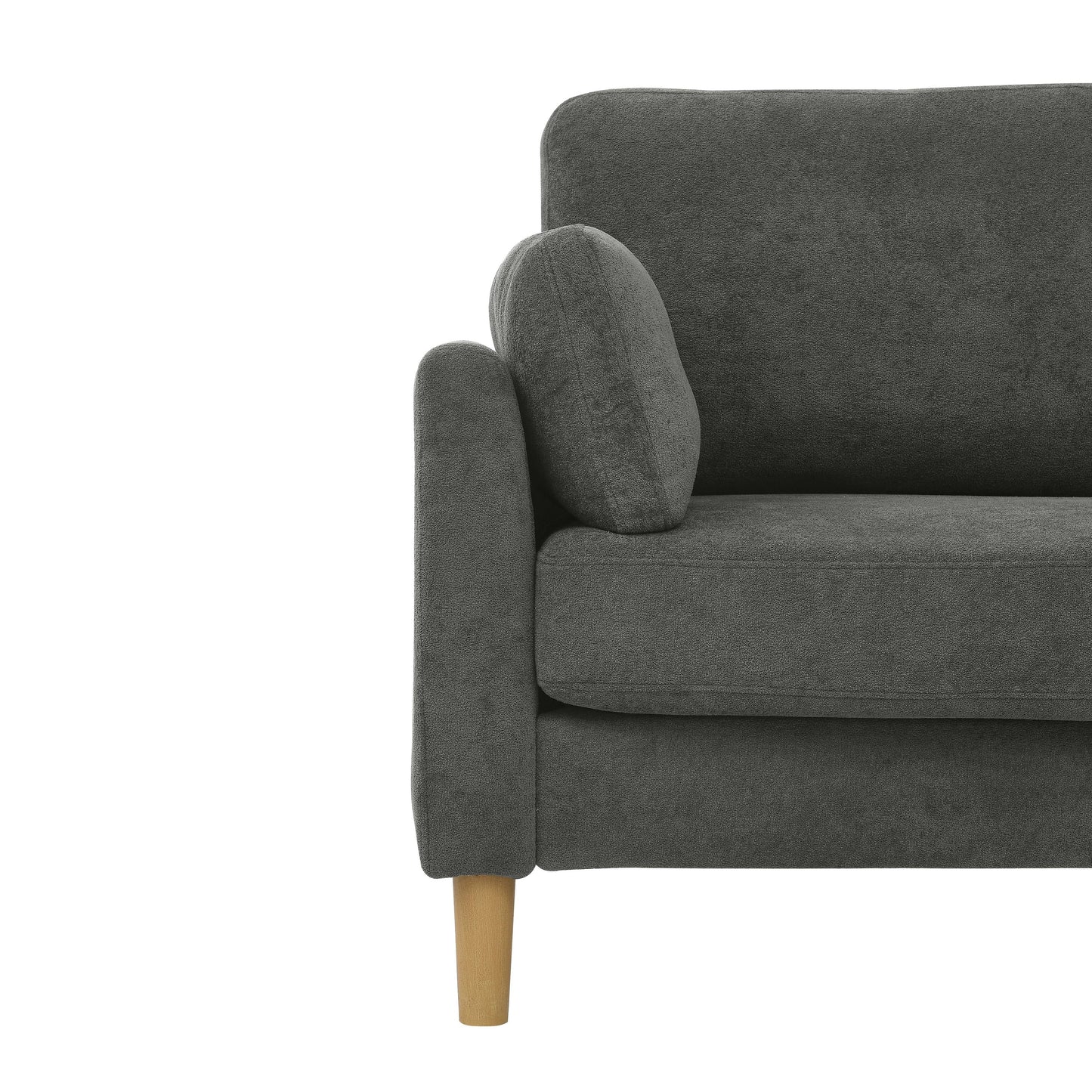 Minimalist Upholstered Sofa - 2 Seats - 30.5 D x 66 W x 35 H