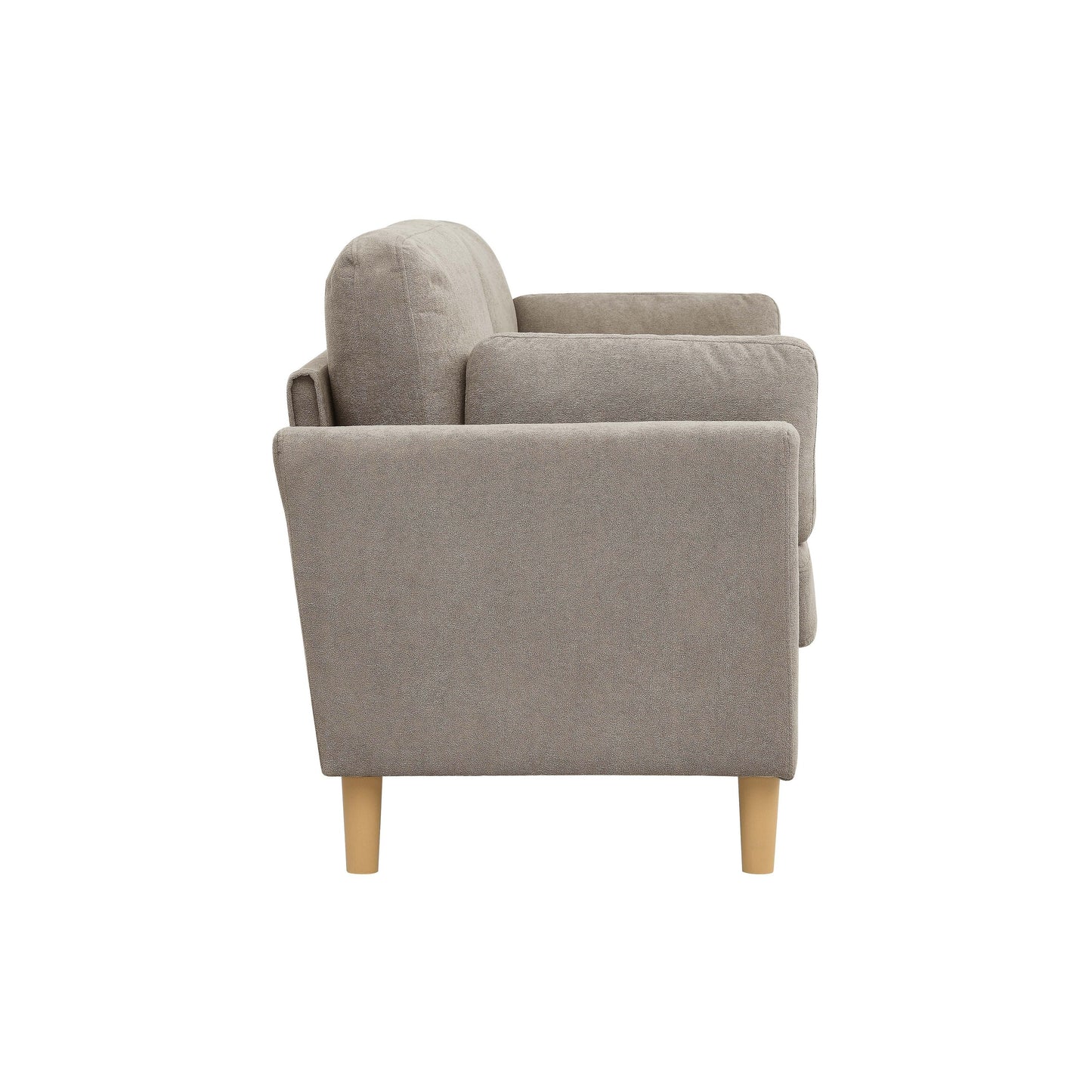 Minimalist Upholstered Sofa - 2 Seats - 30.5 D x 66 W x 35 H
