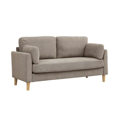 Minimalist Upholstered Sofa - 2 Seats - 30.5 D x 66 W x 35 H