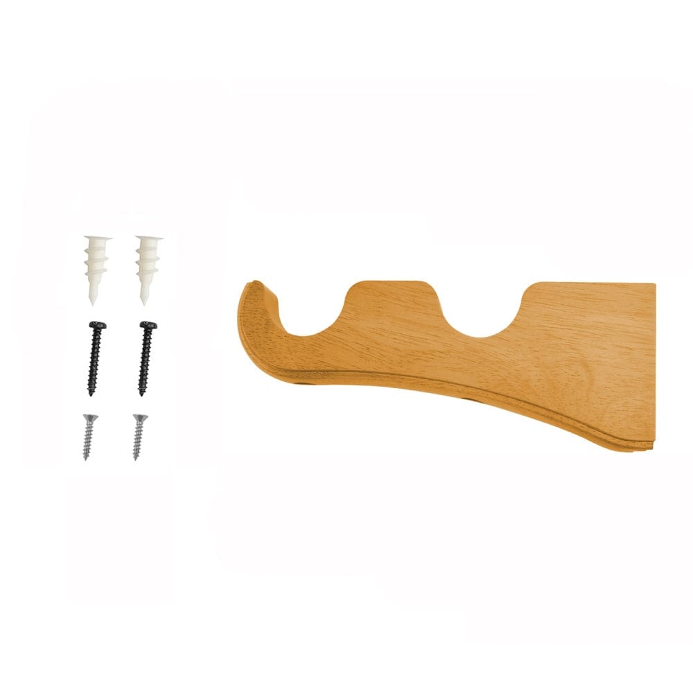 Mix &amp; Match Einzel-/Doppel-Gardinenstangenhalterung aus Holz