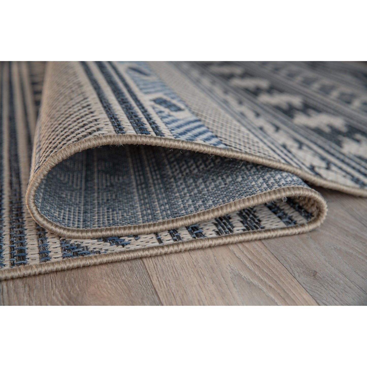 World Rug Gallery Moderner Bohemian Global Teppich für drinnen und draußen