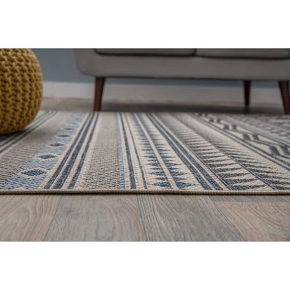 World Rug Gallery Moderner Bohemian Global Teppich für drinnen und draußen