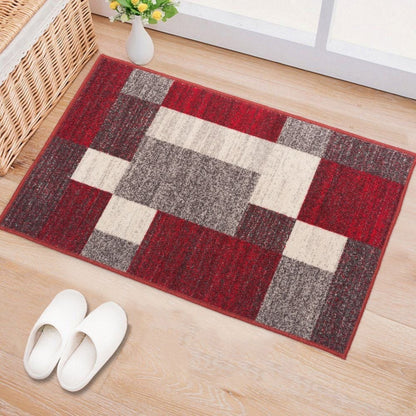 World Rug Gallery Rutschfester Teppich im modernen Boxen-Design