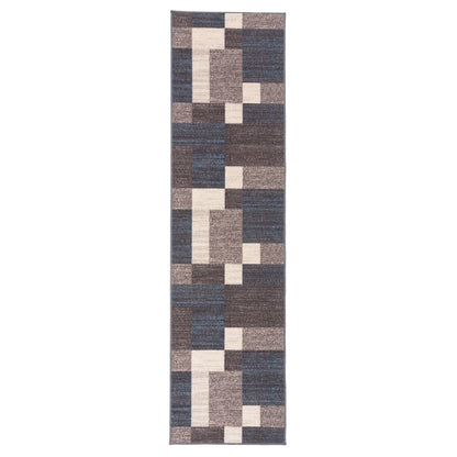 World Rug Gallery Rutschfester Teppich im modernen Boxen-Design