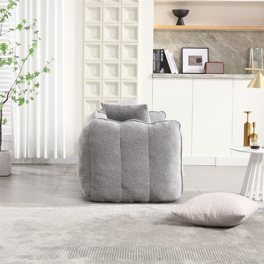 Modern Chenille Recliner Sofa with High Resilience Foam