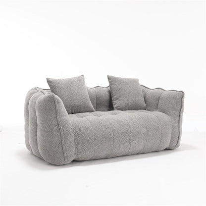 Modern Chenille Recliner Sofa with High Resilience Foam