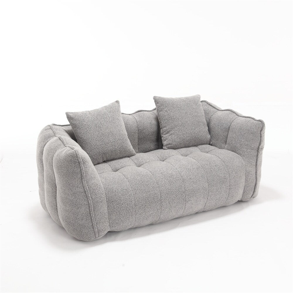 Modern Chenille Recliner Sofa with High Resilience Foam