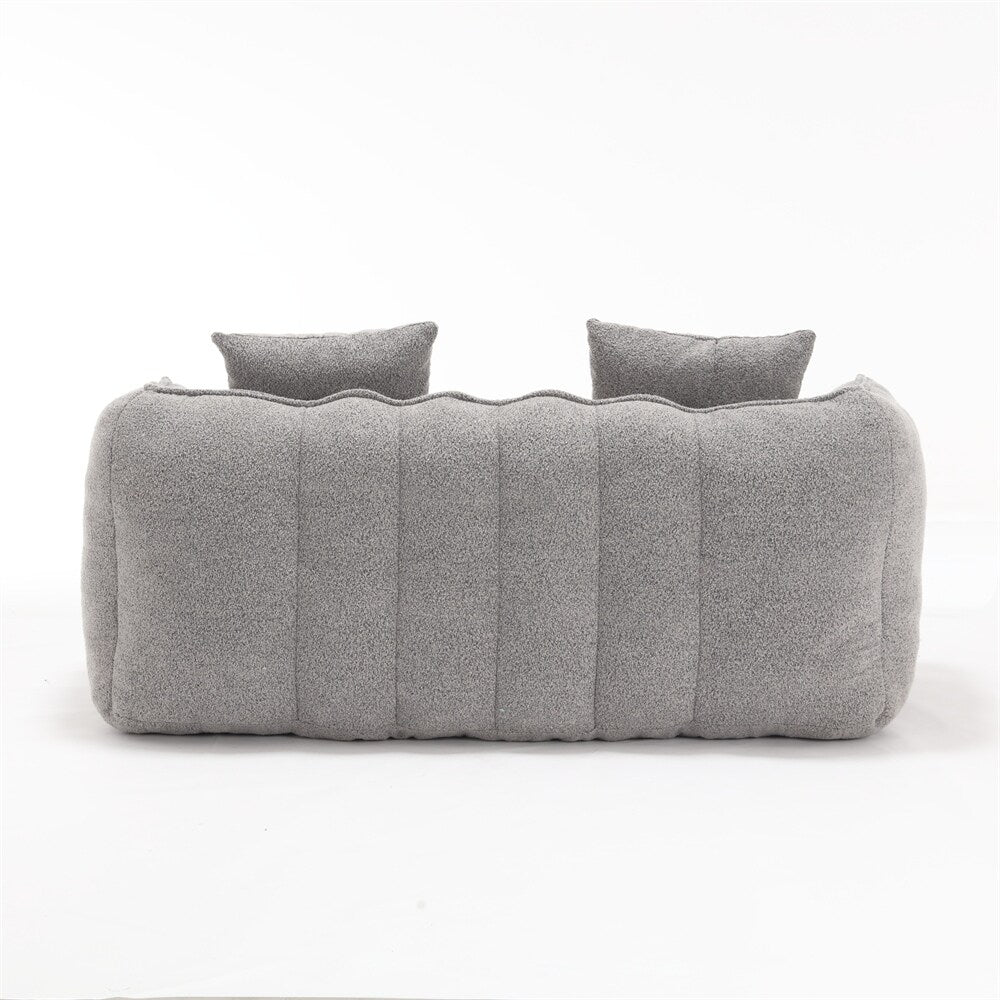Modern Chenille Recliner Sofa with High Resilience Foam