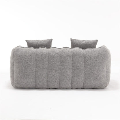 Modern Chenille Recliner Sofa with High Resilience Foam