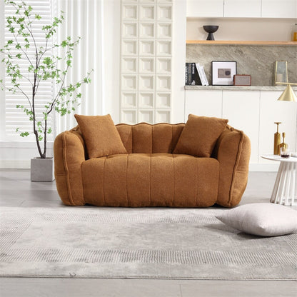 Modern Chenille Recliner Sofa with High Resilience Foam