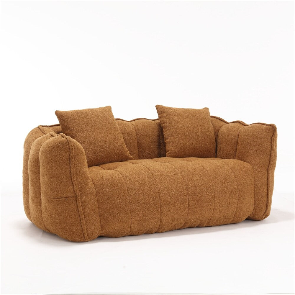 Modern Chenille Recliner Sofa with High Resilience Foam