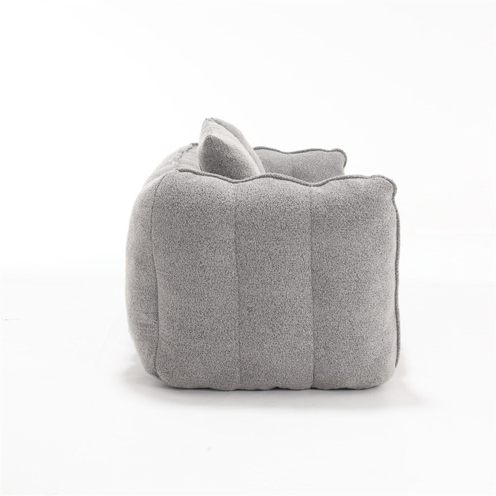 Modern Chenille Recliner Sofa with High Resilience Foam