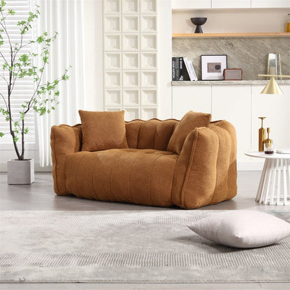 Modern Chenille Recliner Sofa with High Resilience Foam