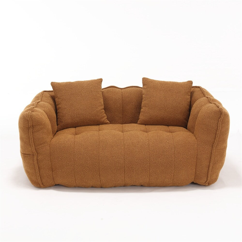Modern Chenille Recliner Sofa with High Resilience Foam