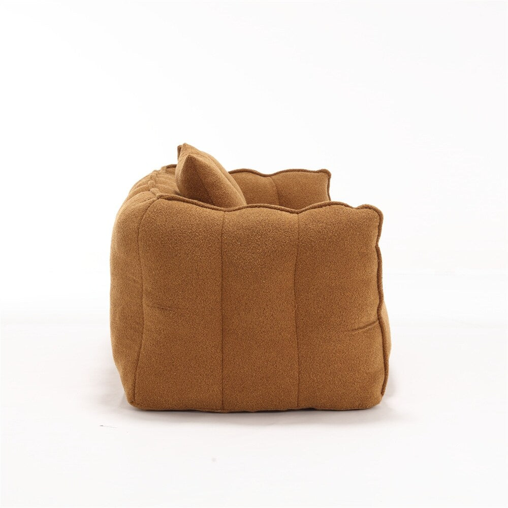 Modern Chenille Recliner Sofa with High Resilience Foam