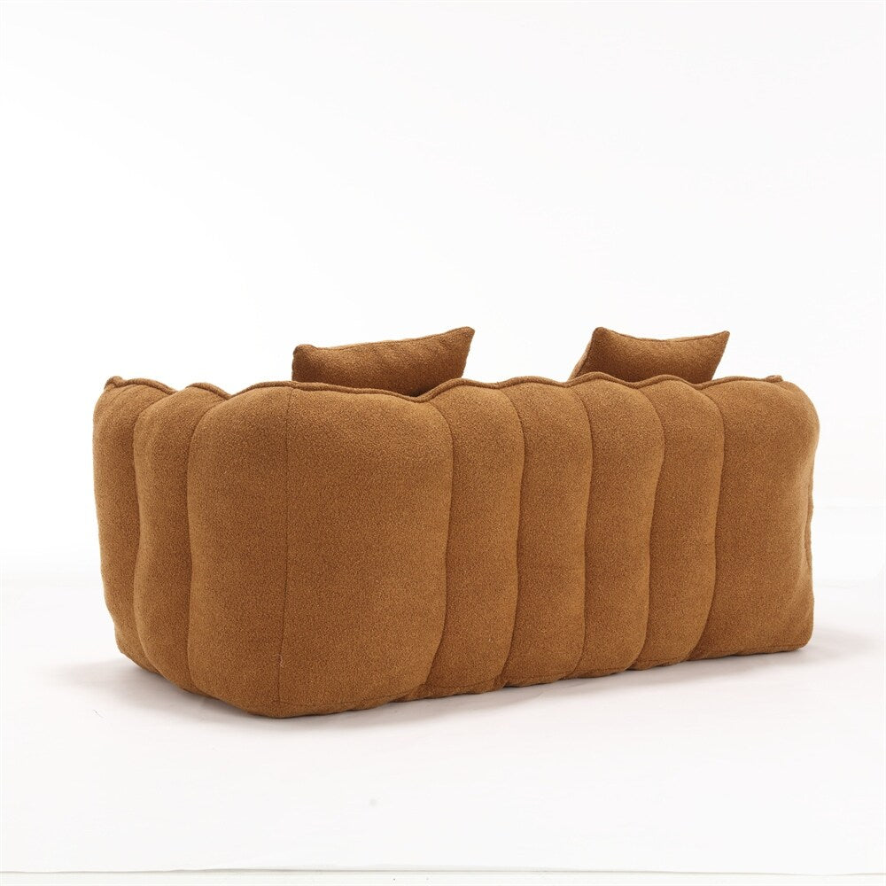 Modern Chenille Recliner Sofa with High Resilience Foam