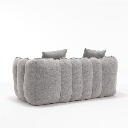 Modern Chenille Recliner Sofa with High Resilience Foam
